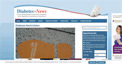 Desktop Screenshot of diabetes-news.de